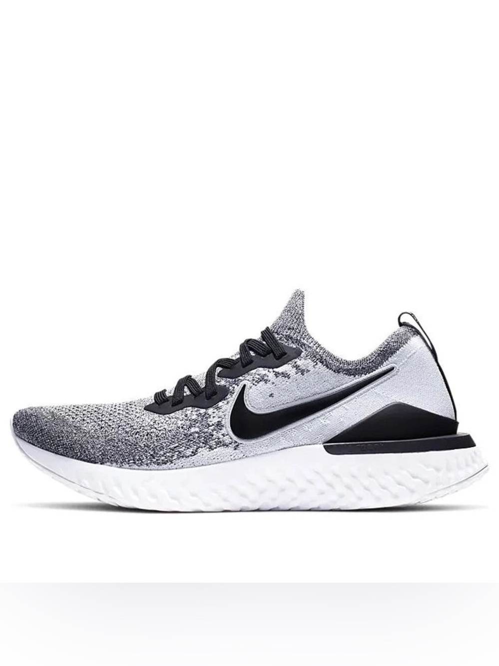 Nike Epic React Flyknit 2 Oreo Women’s Size 9.5 Running Shoes BQ8928-101